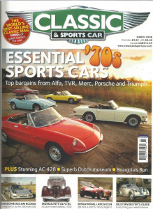 CLASSIC & SPORTSCAR 2008 MAR - AC428, LANCIA D24, ASCARI ECOSSE